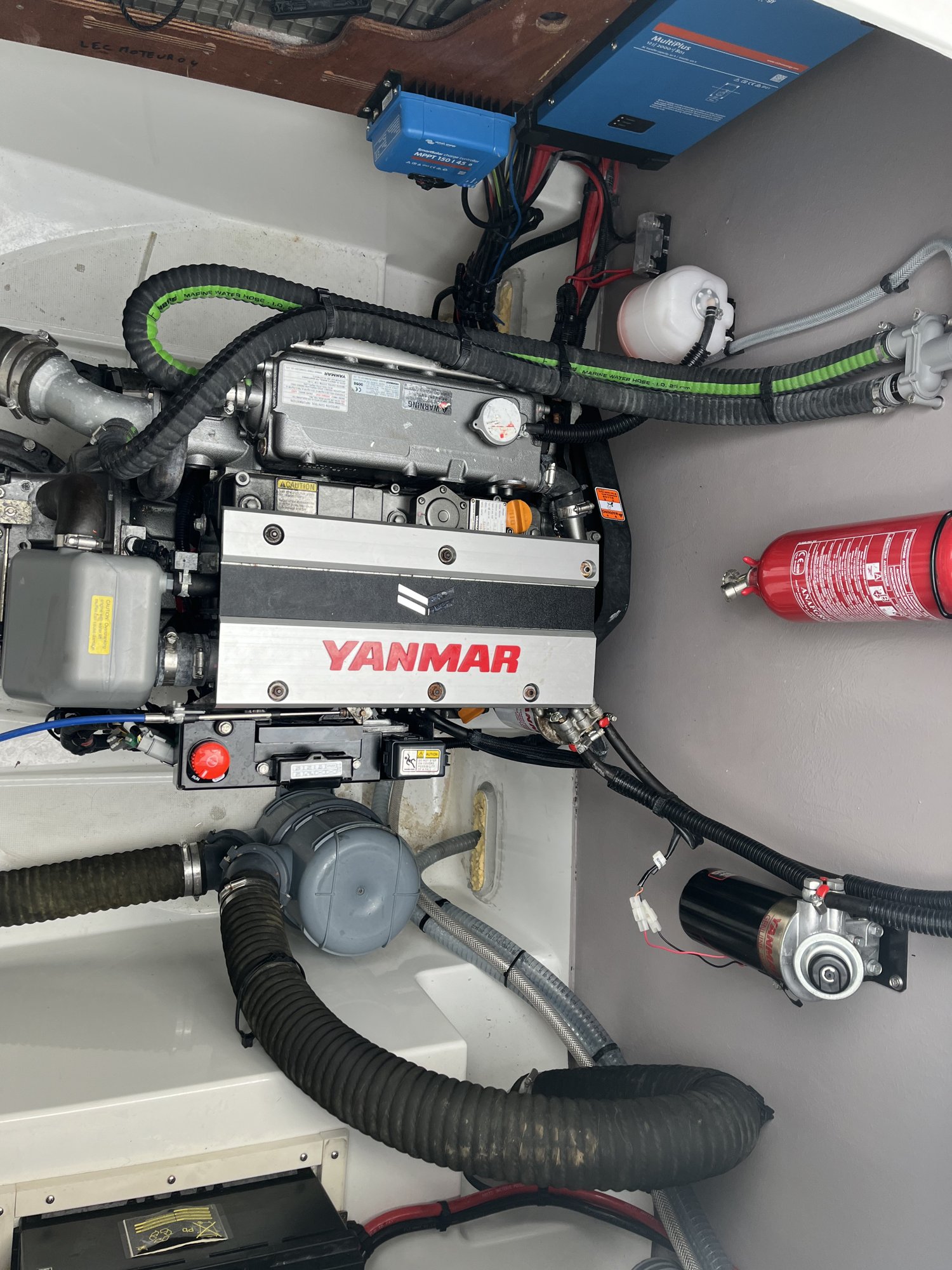 Generator installation and service with a Victron inverter charger